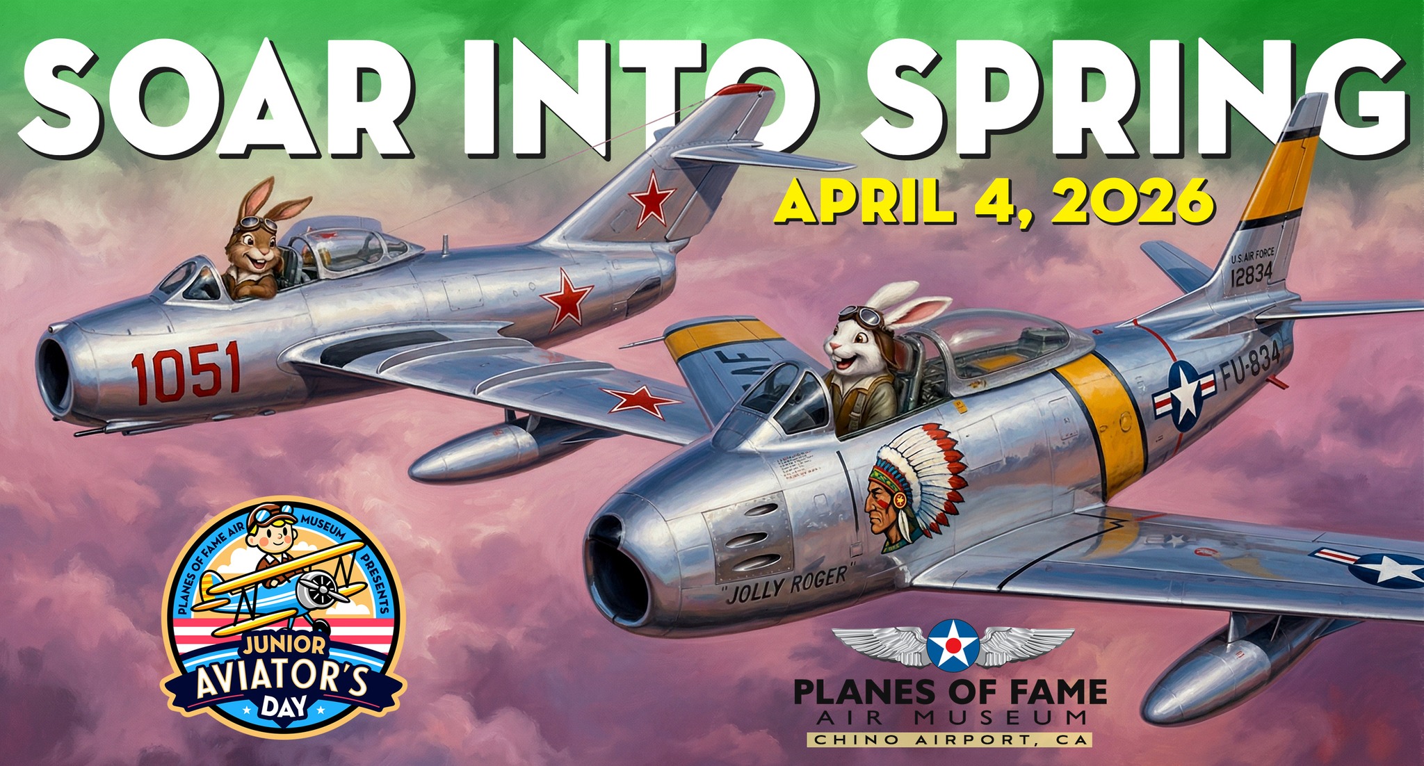 Planes of Fame Air Museum to Host “Soar into Spring” Event Featuring Sabre vs. MiG Korean War Jet Demonstration 10 Planes of Fame Air Museum to Host Soar into Spring Event Featuring Sabre vs. MiG Korean War Jet Demonstration 2