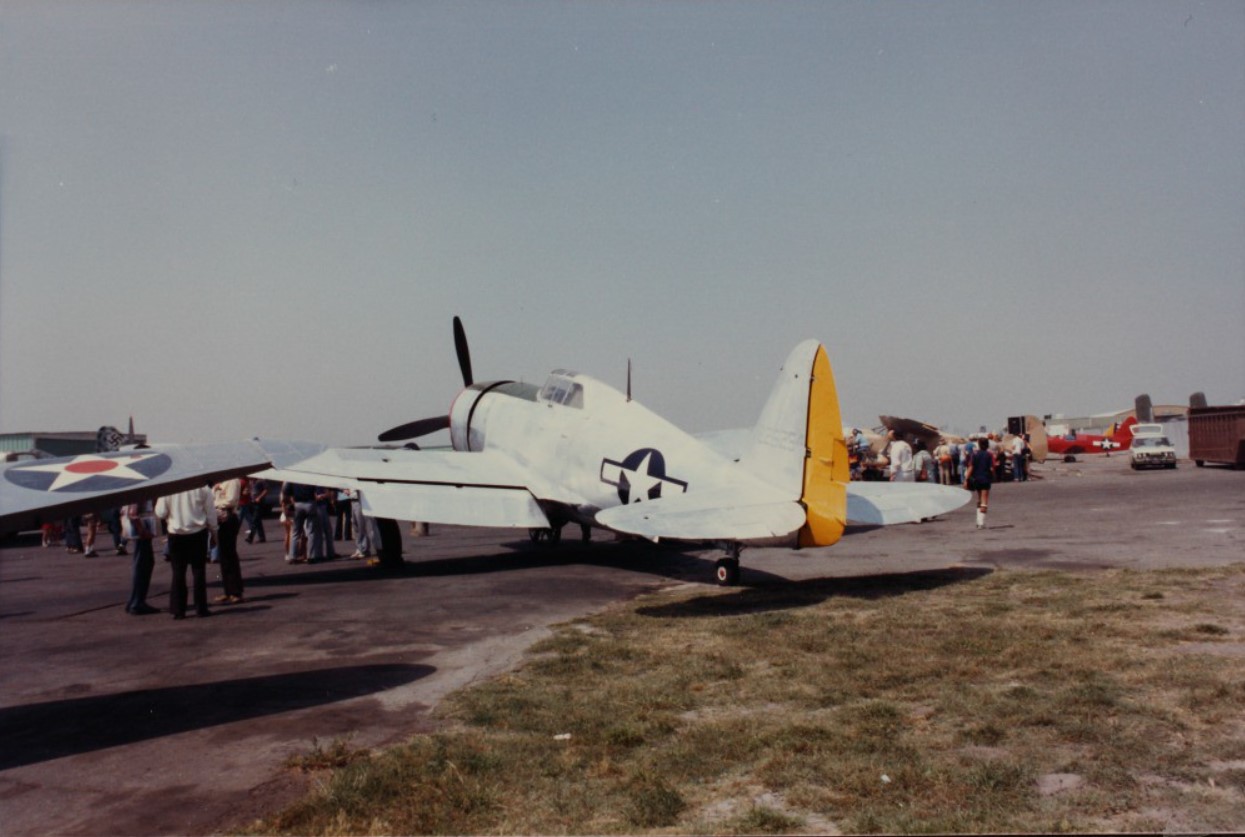 Thunder Returns to Chino: Planes of Fame’s P-47G Thunderbolt Takes Flight Again 18 Planes of Fame s P 47G 42 25254 painted as Penrod and Sam the last P 47 flown in combat by 56th FG ace Robert S. Johnson San Diego Air and Space Museum Archives