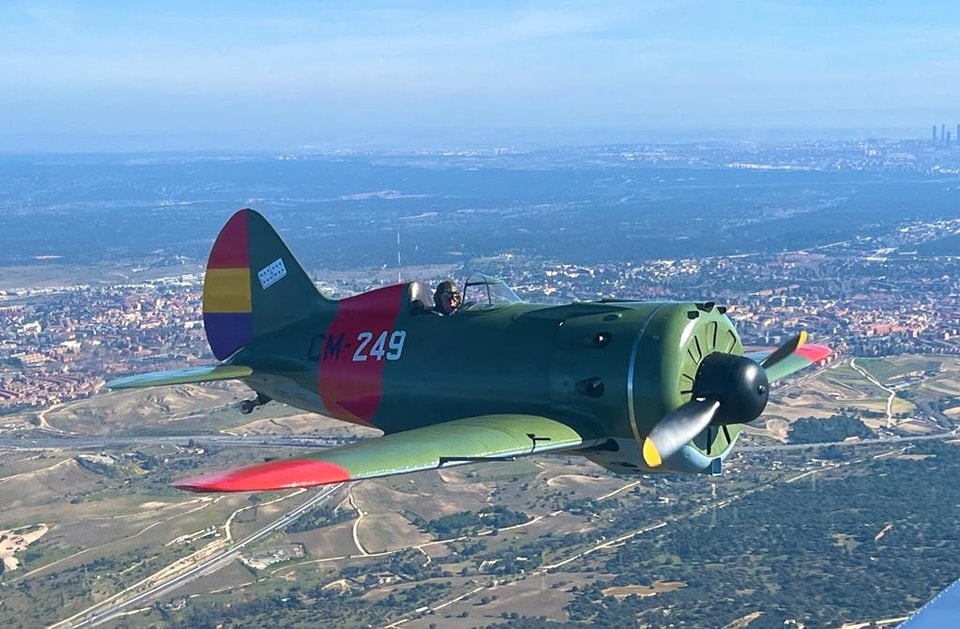 El raro Polikarpov I-16 vuelve a volar en España