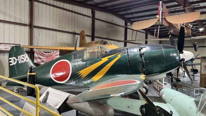 Profile of J2M3 Raiden s n 3014 at the Planes of Fame Air Museum in Chino CA Adam Estes