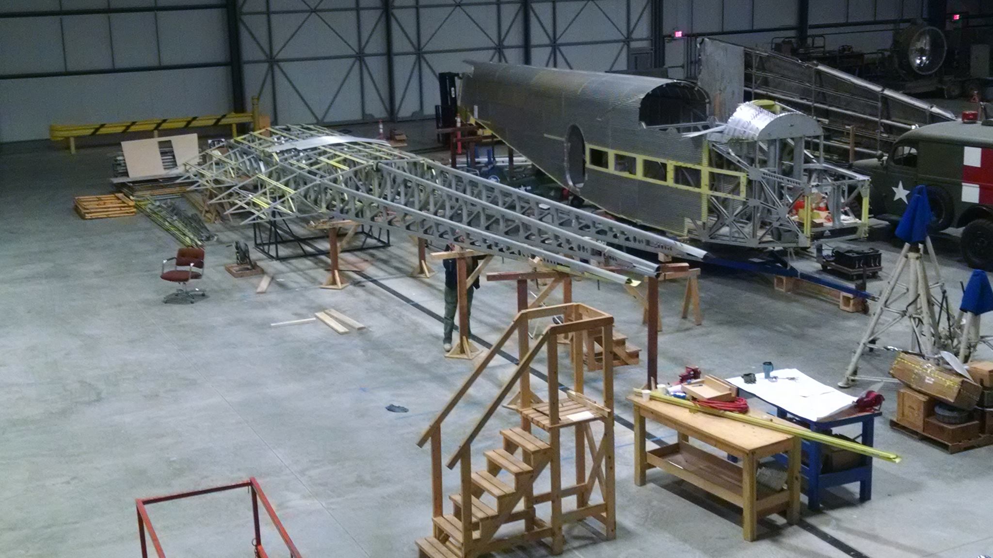 Progress on NC9684 Fall 2014 THF s Port Clinton Ford Tri Motor Restoration