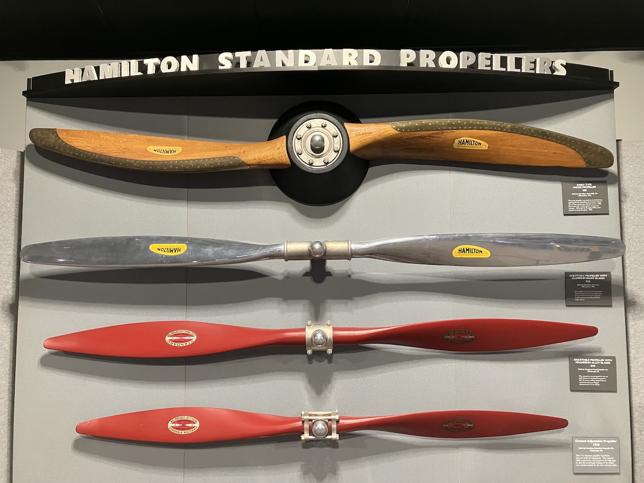 The First 25 Years of Hamilton Standard, Part 1: The Origins of Hamilton Standard 11 Propeller display at the New England Air Museum