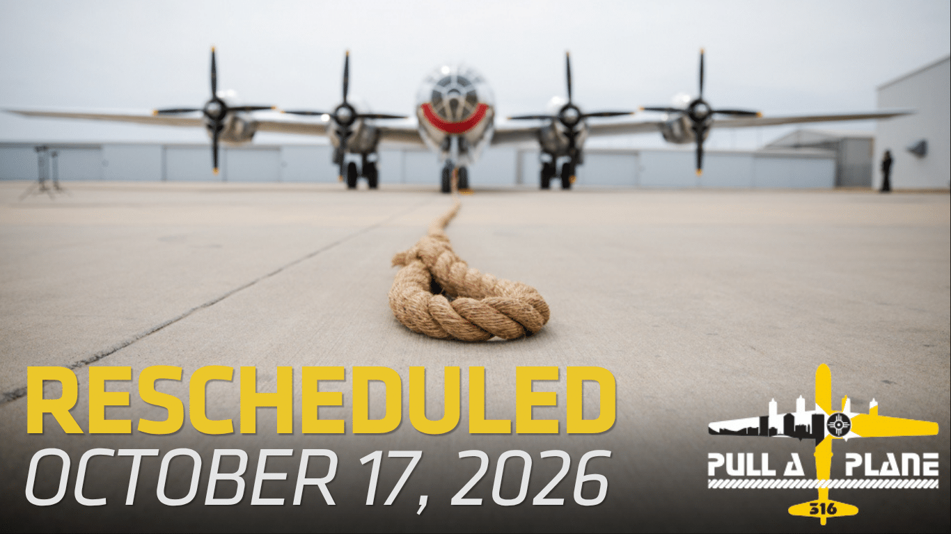 B-29 DOC "Pull a Plane" Event Rescheduled to October Amid Engine Maintenance 15 PullaPlaneforEducationNowinOctober
