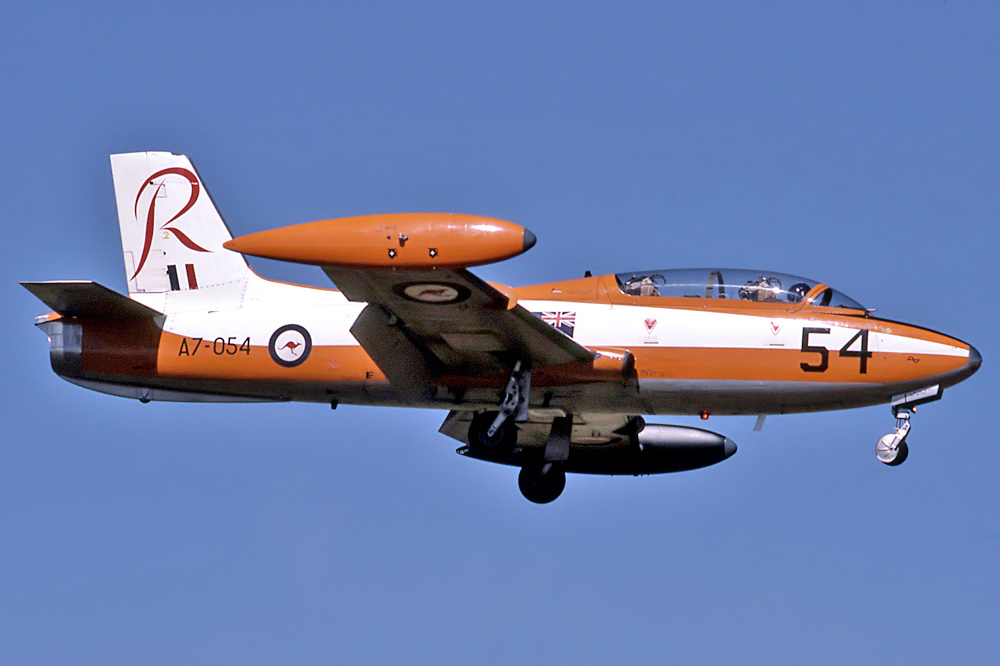 RAAF Commonwealth CA 30 MB 326H landing at RAAF Air Base Edinburgh