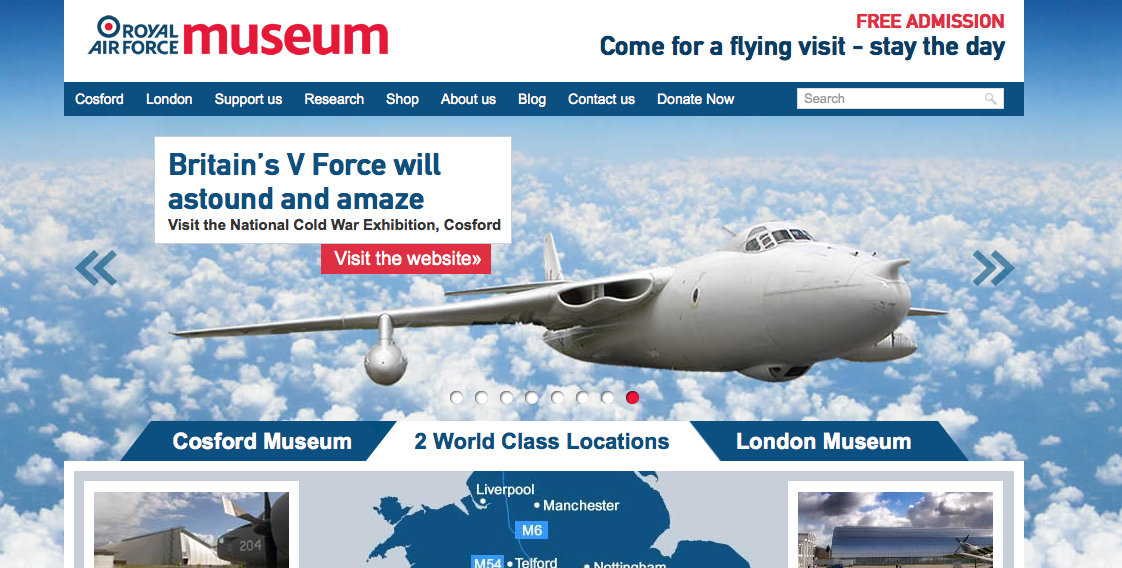 RAF Museum Website