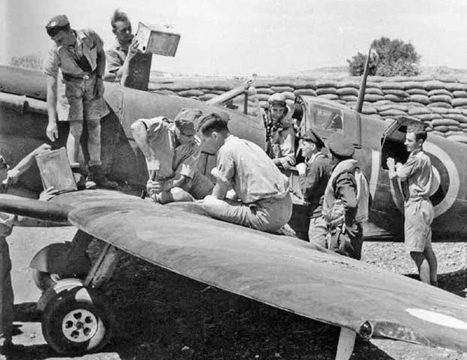 RAF Pilots in Malta during WWII