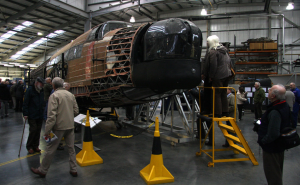 In October 2011 thousands of visitors visited the RAF Museum Cosford to view the restoration work taking place on the Vickers Wellington.