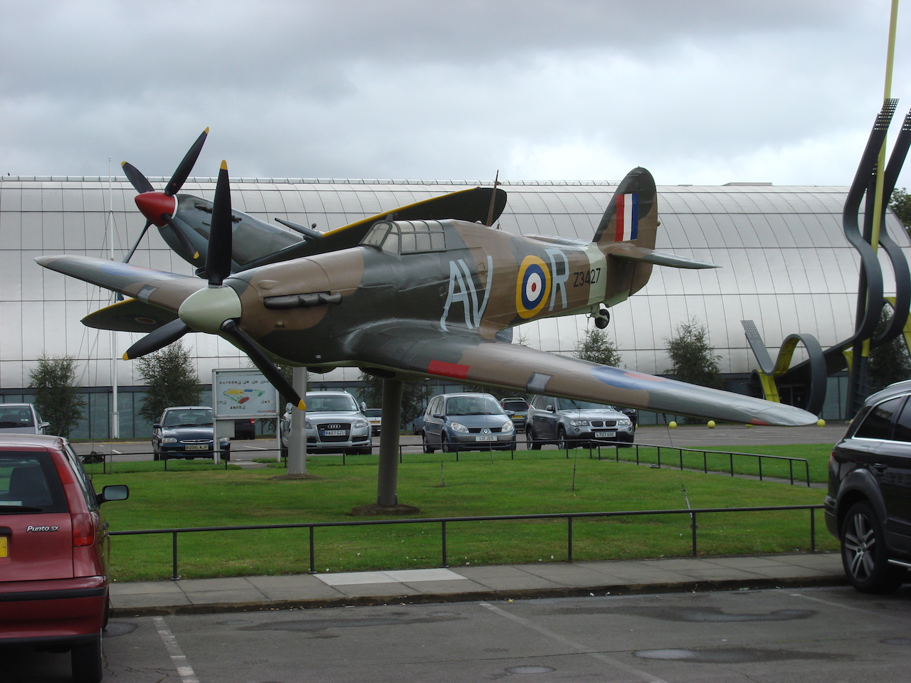 Hurricane replica, RAF Museum, London A fibreglass replica of the Hawker Hurricane Mk II with the markings of No 121 (Eagle) Squadron. ( Image via Wikipedia)