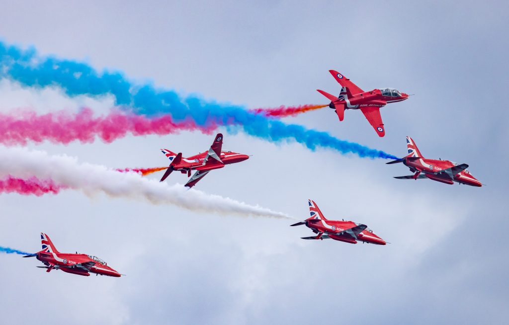 RAF Red Arrows to Make EAA AirVenture Oshkosh Debut in 2026 10 RED 20250430 245 Chalkoutsi Practice Imagery 00377