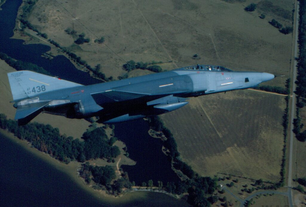 RF 4C Phantom II 67 0438 In Flight East Mississippi Memoral