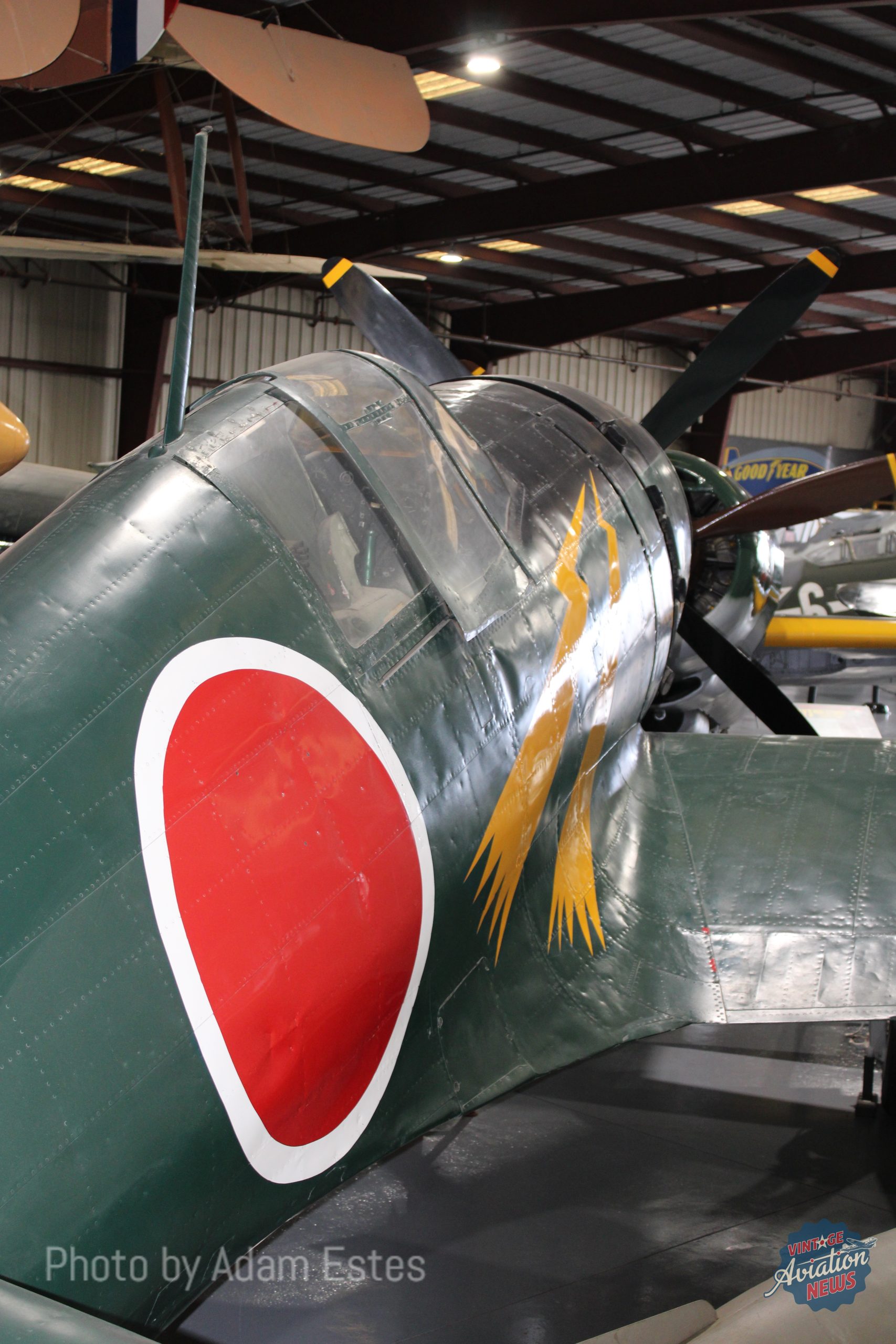 Rearview of the Raiden at the Planes of Fame Air Museum Chino CA Adam Estes scaled