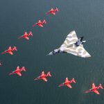 Red Arrows Farewell to Vulcan MOD 45159089