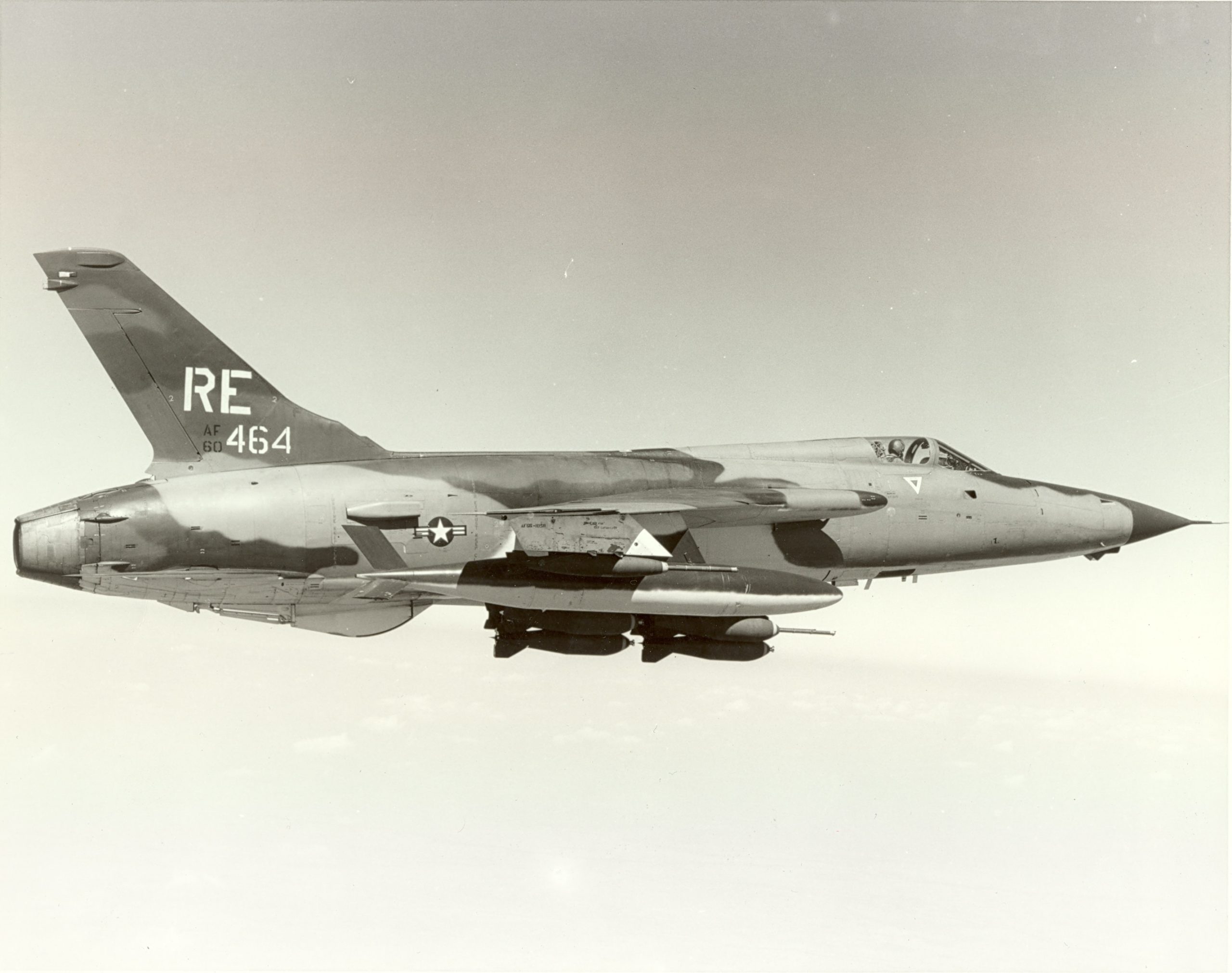 Republic F 105D 10 RE Thunderchief 60 0464 355th Tactical Fighter Wing Takhli RTAFB. U.S. Air Force scaled