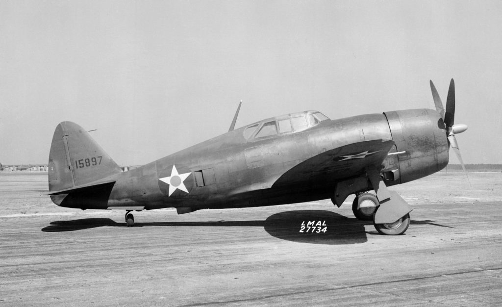 Republic P 47B Thunderbolt NACA