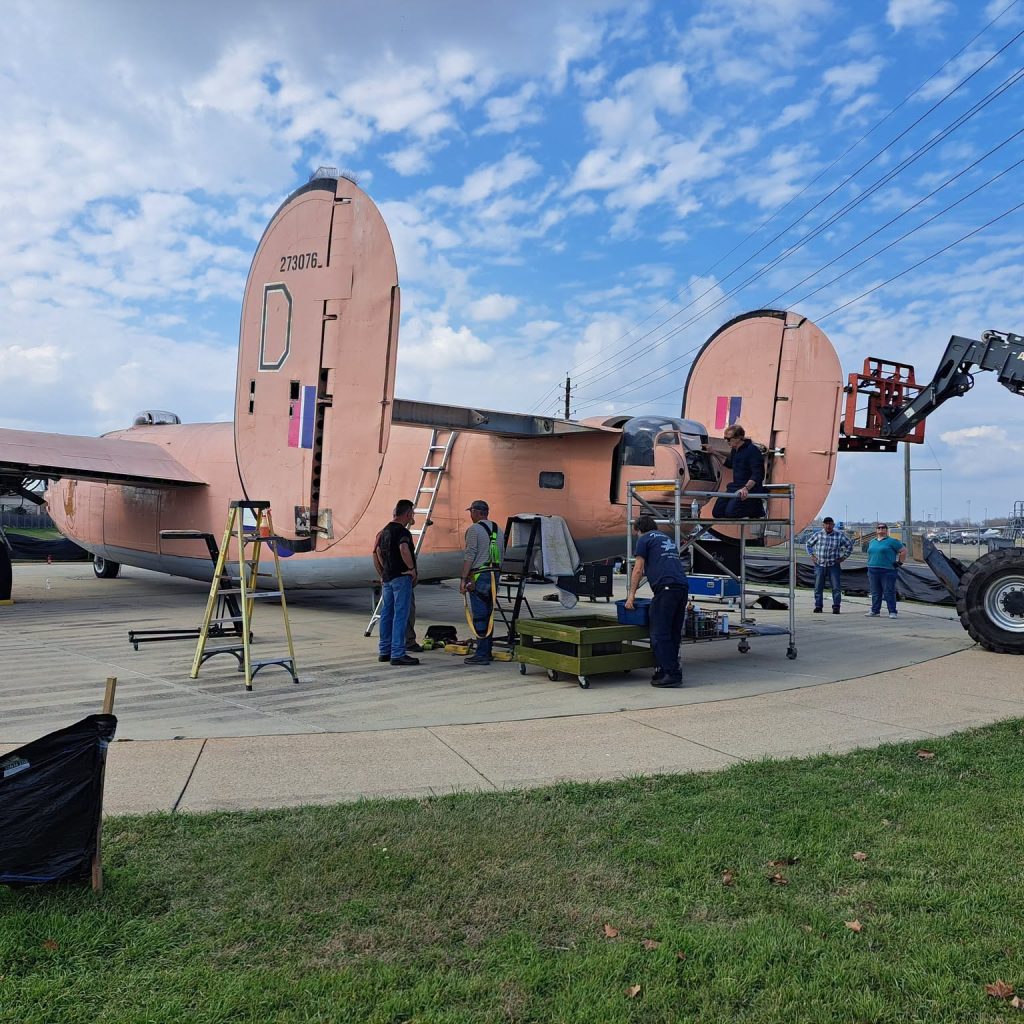 Restoration Advances on Rare B-24 Liberator at National Museum of the Mighty Eighth Air Force 12 Restoration Advances on Rare B 24 Liberator at National Museum of the Mighty Eighth Air Force 5