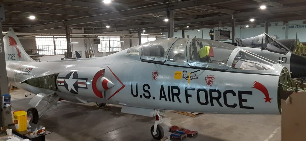 Restoration Progress on F-104D Starfighter at MAPS Air Museum 10 Restoration Progress on F 104D Starfighter 57 1322 at MAPS Air Museum 3