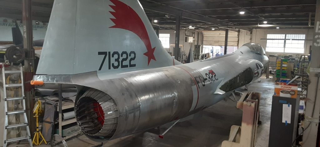 Restoration Progress on F-104D Starfighter at MAPS Air Museum 12 Restoration Progress on F 104D Starfighter 57 1322 at MAPS Air Museum 4