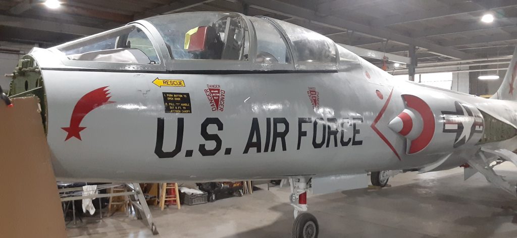 Restoration Progress on F-104D Starfighter at MAPS Air Museum 14 Restoration Progress on F 104D Starfighter 57 1322 at MAPS Air Museum 5