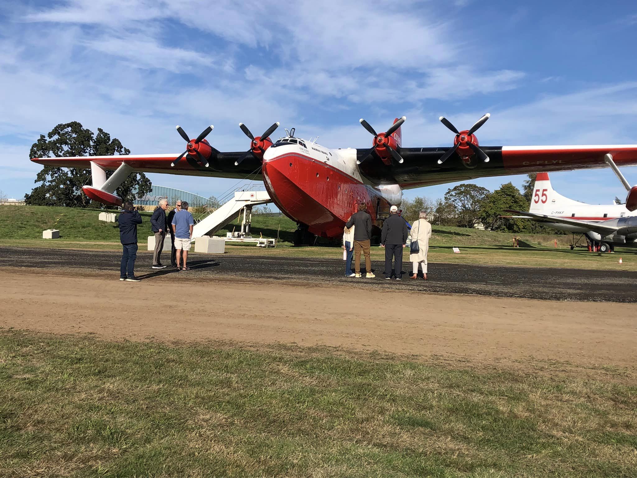 Ribbon Cutting Celebration for the Hawaii Martin Mars Water Bomber 2