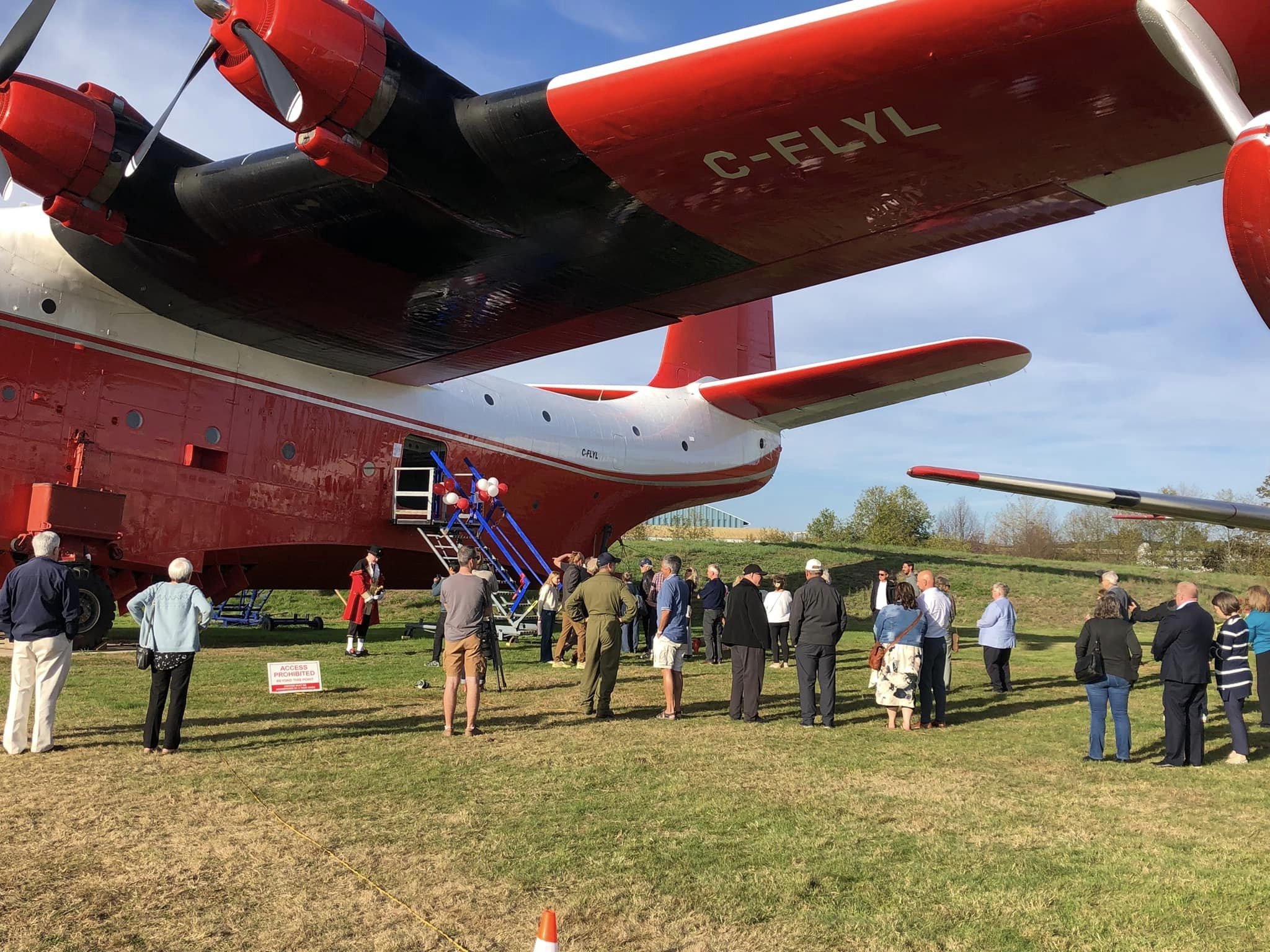 Ribbon Cutting Celebration for the Hawaii Martin Mars Water Bomber 3