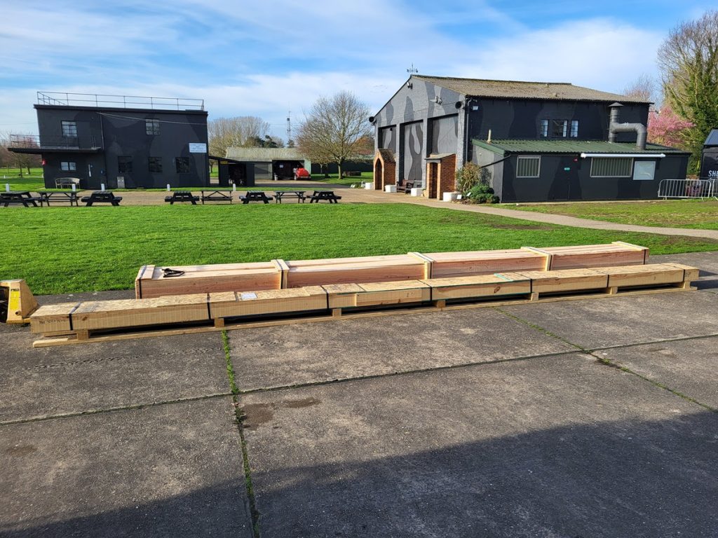 Avro Lancaster B.VII NX611 ‘Just Jane’ – Restoration Update 258 10 Rolled and extruded parts from the US for the restoration of NX611