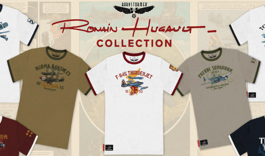 Romain Hugaults Aviation Art Takes Flight in Barnstormer USAs New Burma Banshees Collection