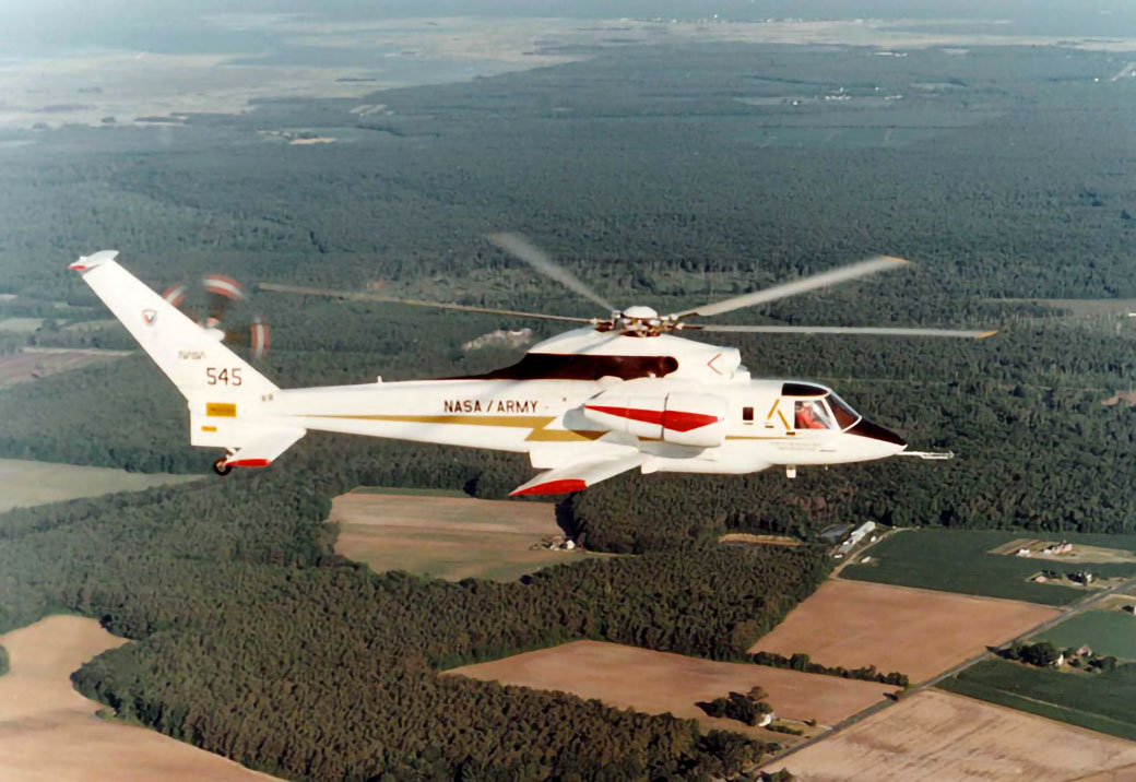 S 72 RSRA compound in flight