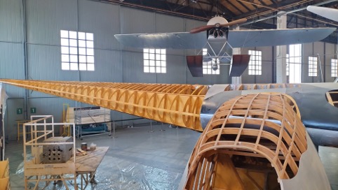 Savoia Marchetti Historical Group Nears Completion of S.55X I-BALB Reconstruction 16 S.55 replica right wing