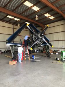 SB2C Helldiver Engine Replacement