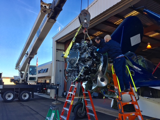 SB2C Helldiver Engine Replacement 1867