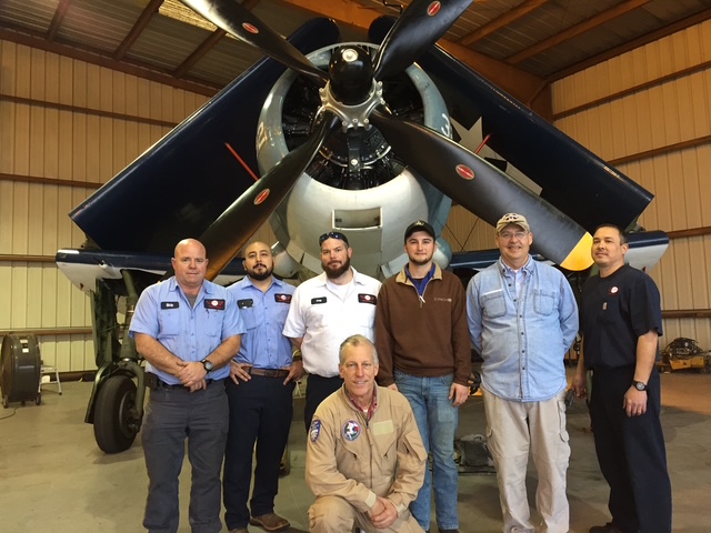 SB2C Helldiver Engine Replacement 1962