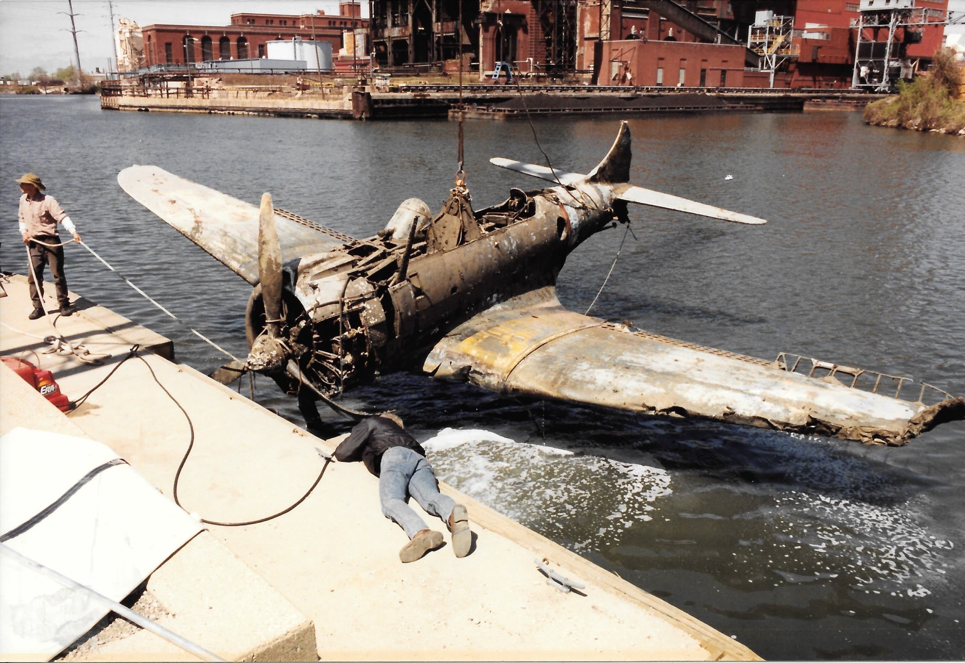 Air Zoo Nears Completion of Detailed Restoration of Douglas SBD-1 Dauntless 15 SBD 1 1612 1994 A and T Recovery e1778562968574