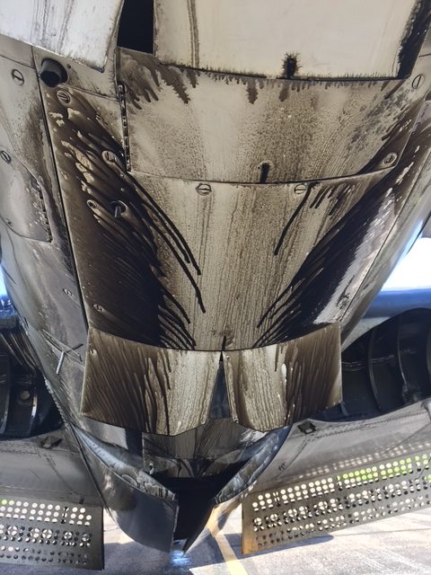 Sb2C Helldiver oil leak rotated