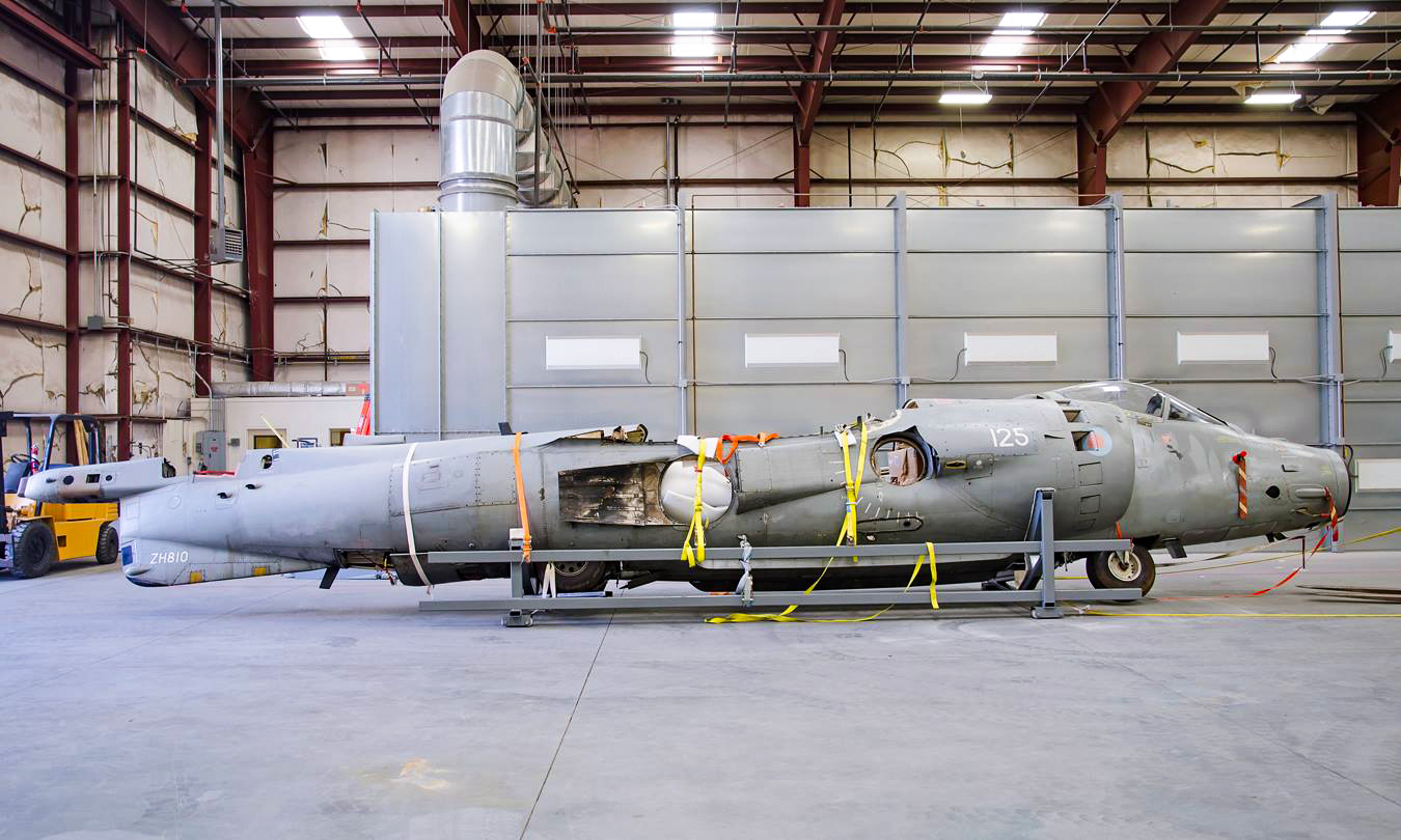 Sea Harrier FA.2 ZH810 at Pima Air Space Museum