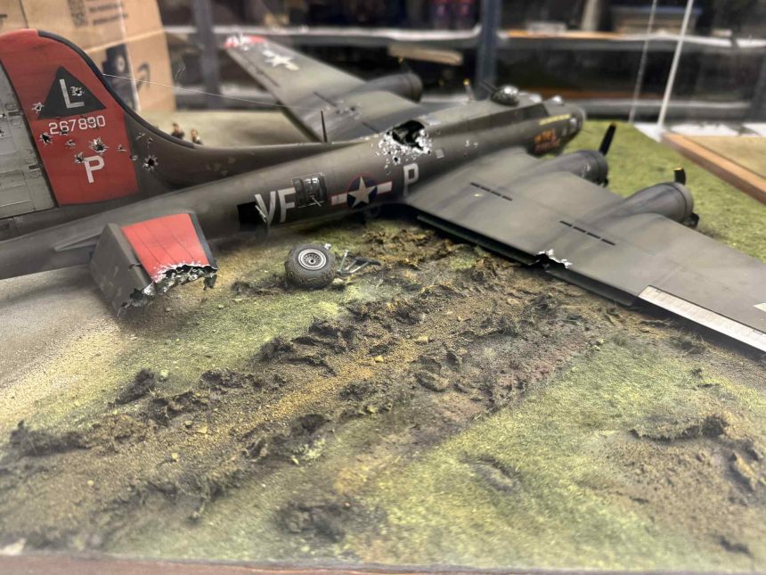 Sheperd Paines Iconic B 17G Diorama Finds Permanent Home at EAA Aviation Museum