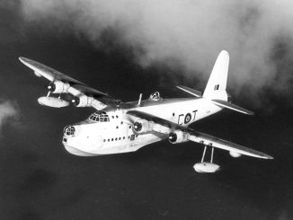 Short Sunderland Mk V in flight