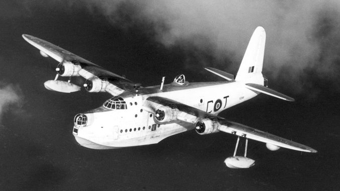 Short Sunderland Mk V in flight