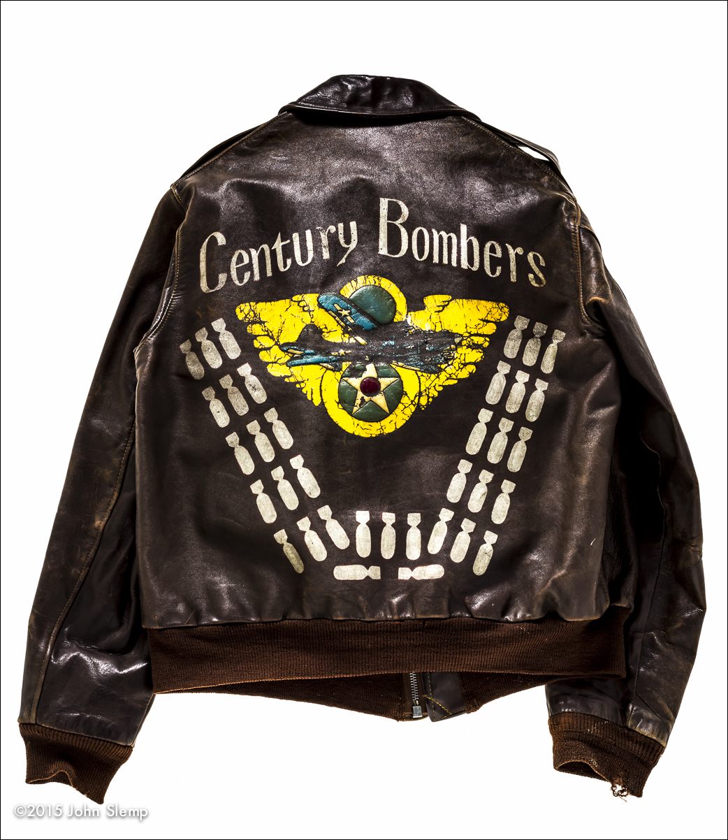 Captain Frederick G. Smith was a B-17 co-pilot who completed 35 missions from 11 August, 1944 to 21 January, 1945 thereby completing his combat tour.  He passed away on 23 June, 2011.  His jacket was loaned courtesy of his son, Rick.