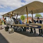 Sopwith Camel moved into exhibition space