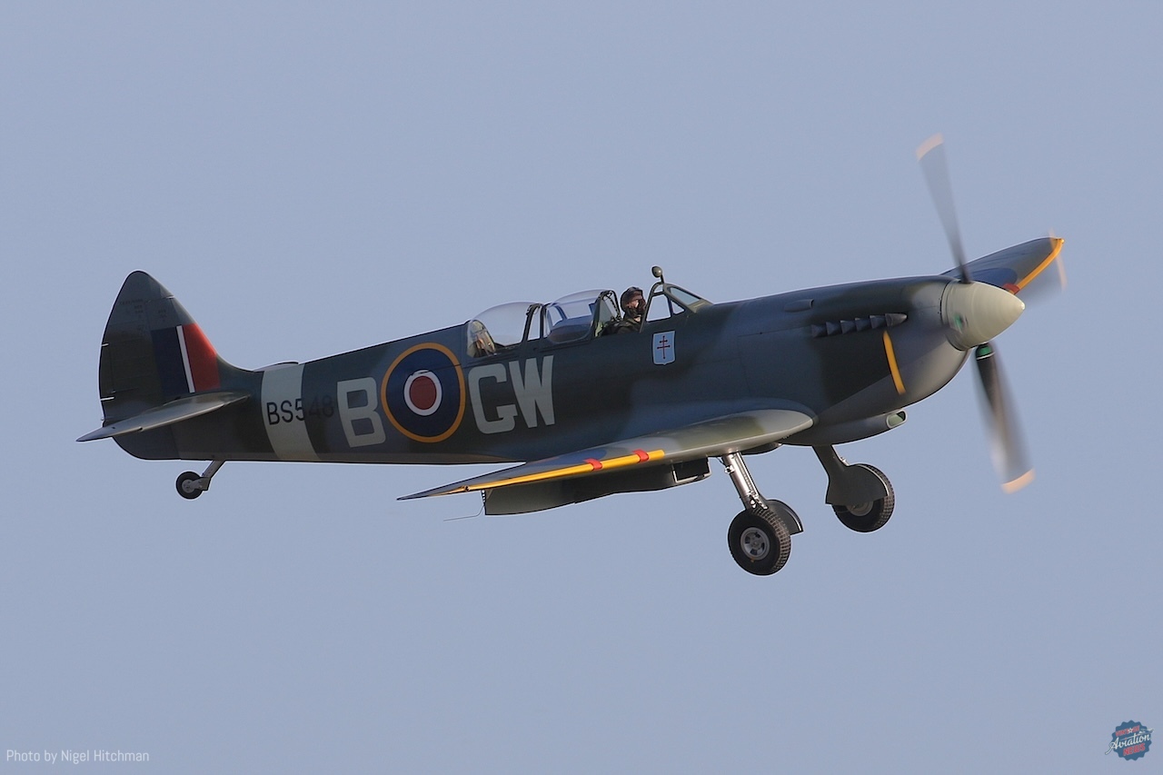 Supermarine Spitfire Mk.IX BS548 Completes First Flight at Duxford, Becoming Australia’s First Two-Seat Spitfire 13 Spitfire T.IX BS538 Ross Pay 5652c