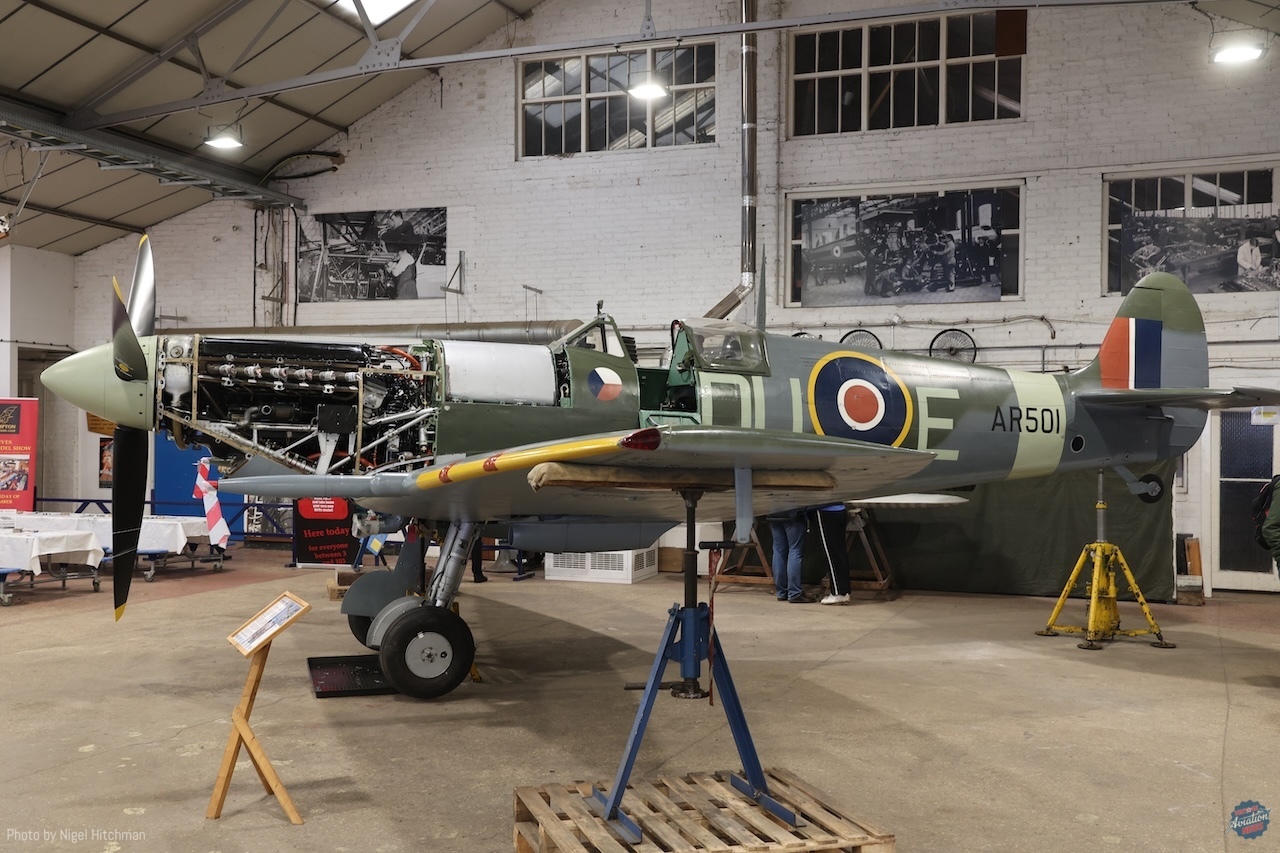 Inside Shuttleworth Collection’s Engineering Open Weekend 2026 35 Spitfire Vc R6 7039