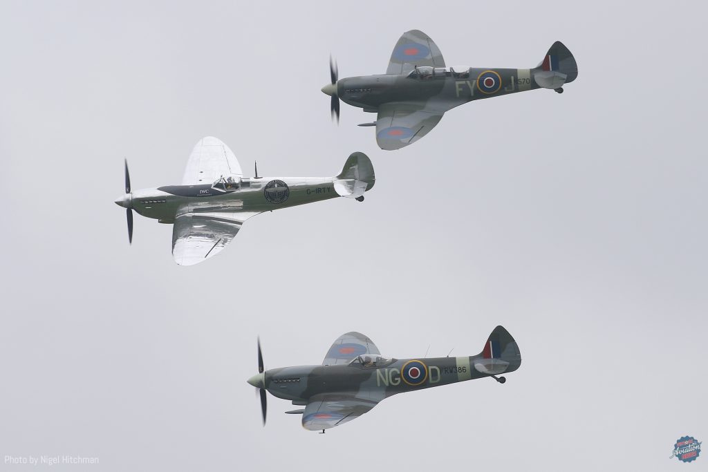 Historic Aircraft Gather for Norway's Sola Flying Days 2026 16 Spitfire formation 7D2 5803