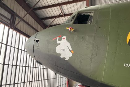 Spooky Becomes Spooky Nose Art Brings CAF AC 47 to Life 3141 copy