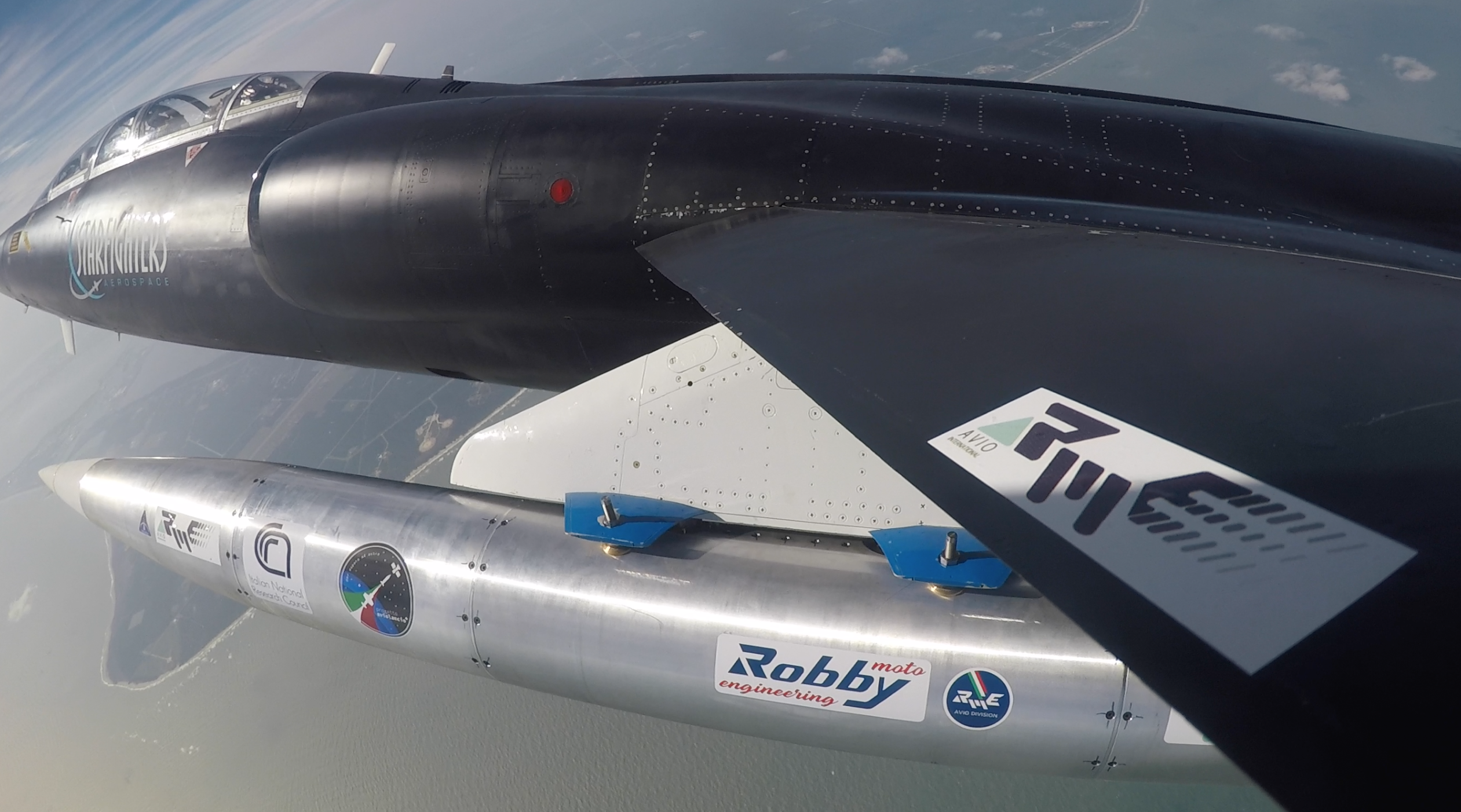 Starfighter Aerospace Performs Flight Tests to Evaluate Air Launched Rocket Delivery System 3