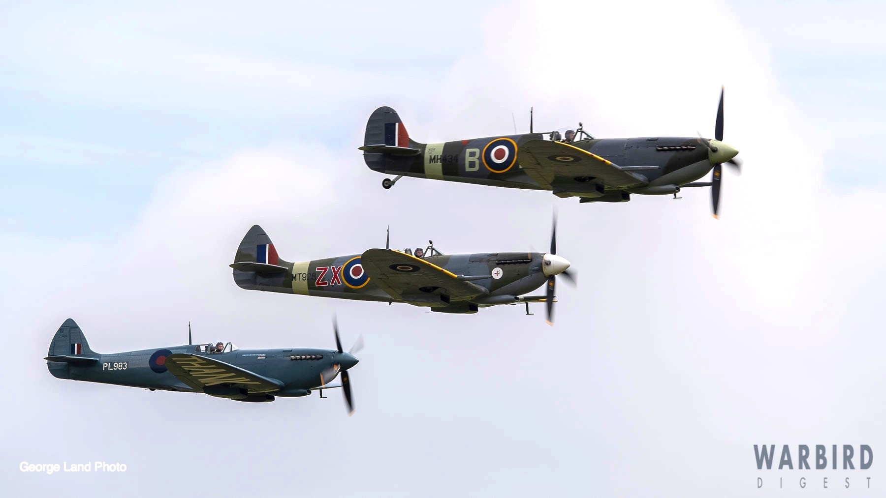 Supermarine Spitfire Formation IWM Duxford George Land Photo 14 1