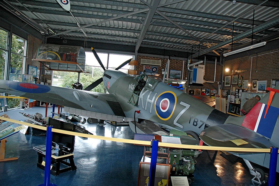 Supermarine Spitfire MK XVI LF TB752 on display at Manston Spitfire Hurricane Museum 2010