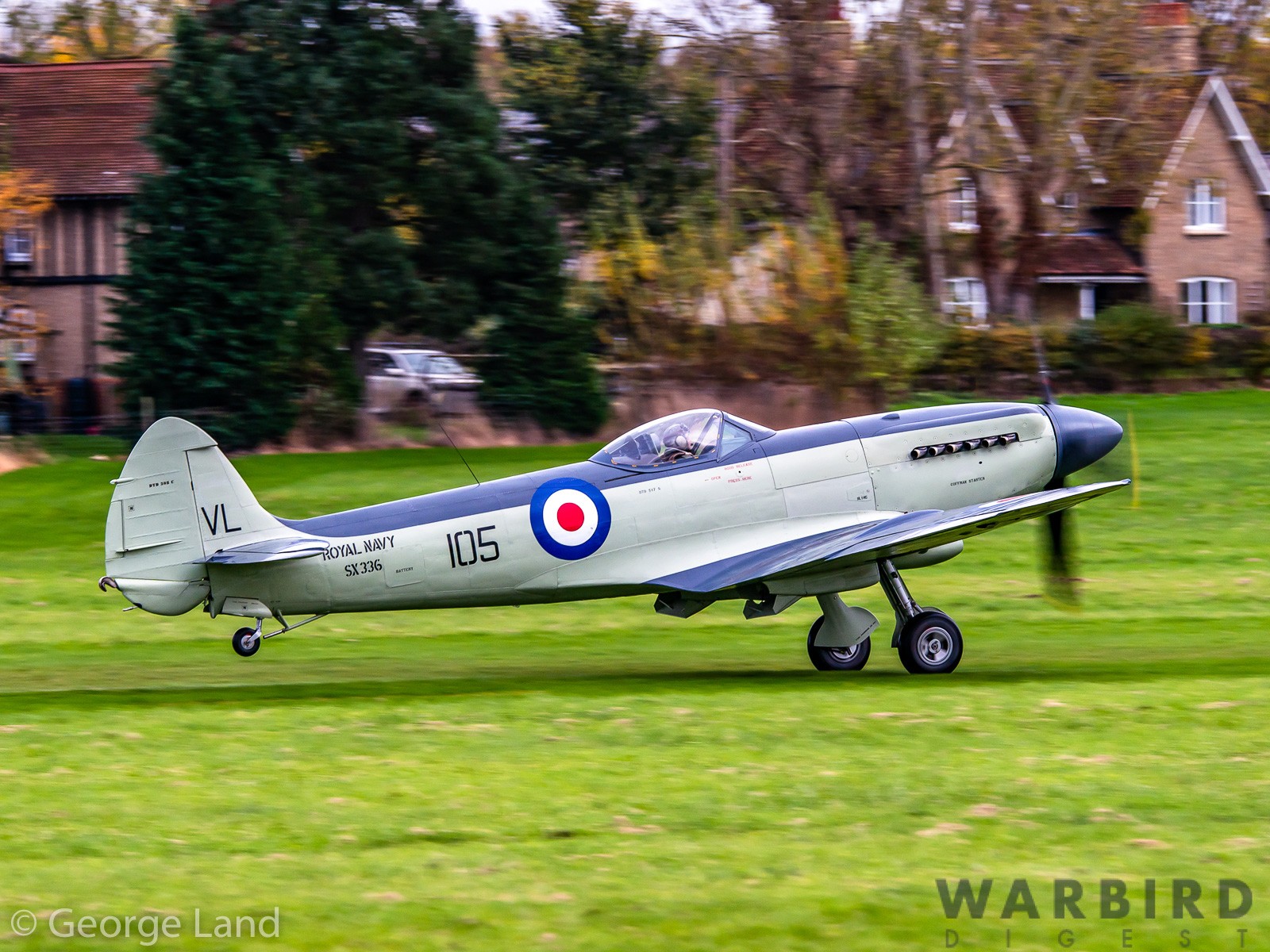 Supermarine Westland Aircraft Seafire F.XVll SX336 G KASX VL 105 No.776 Squadron Fleet Air Arm Z62 0481