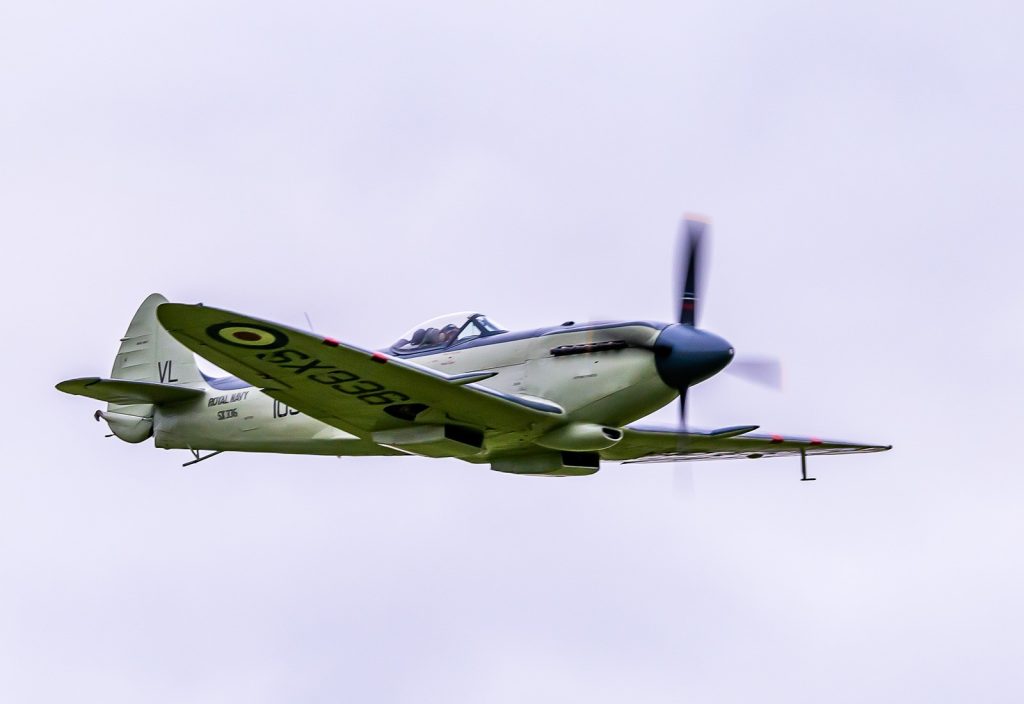 World’s Only Airworthy Supermarine Seafire XVII Returns Home to RNAS Yeovilton 13 Supermarine Westland Aircraft Seafire F.XVll SX336 G KASX VL 105 No.776 Squadron Fleet Air Arm Z62 0505 e1789033062116