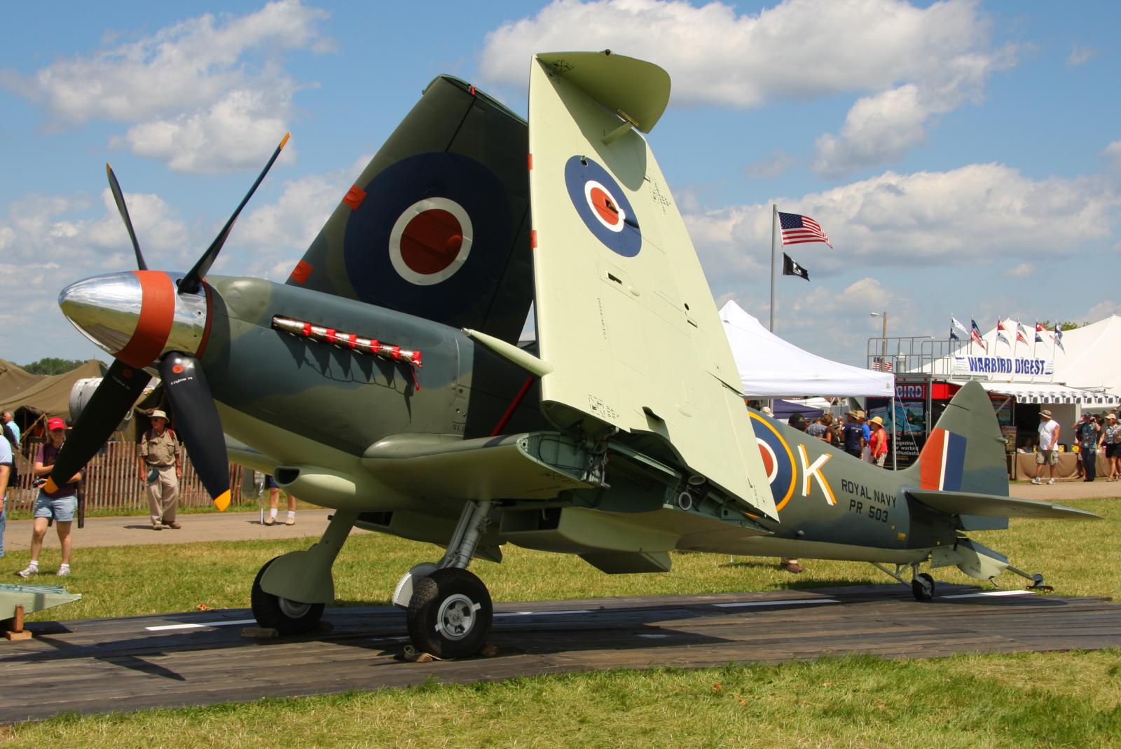 Supermarine Seafire PR503 at 2010 Oshkosh Air Show Flickr 4862577968