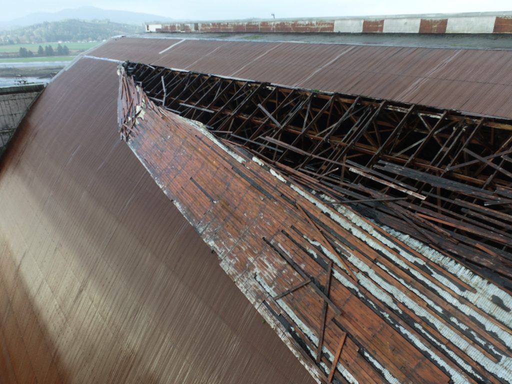 Tillamook Air Museum Provides Update on Hangar B Recovery After Storm Damage 15 Support Options Announced for Repair of Tillamook Air Museums Hangar B 1